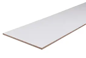 Panneau mélaminé sans bord blanc - 250 x 125 cm, ép.15 mm (vendu au panneau)
