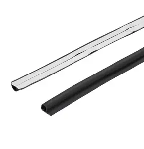 Lot de 6 joints universels adhésifs pelables noirs - L. 1 m x l. 9 mm