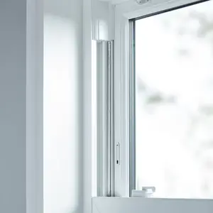 Joint velours blanc pour portes coulissantes - L. 20 m x ép. 5 mm
