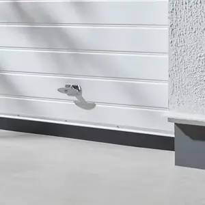 Bas de porte pour garage en aluminium à visser - L. 2,5 m (2 x 1,25 m)