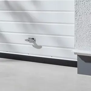 Bas de porte pour garage en aluminium avec brosse à visser - L. 2,5 m
