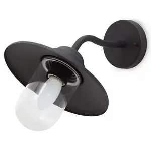 Applique descendante IP44 "Rimouski" - Noir