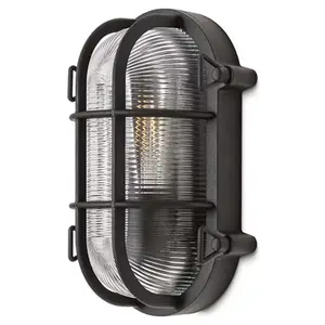 Applique noir IP44 "Clermont"
