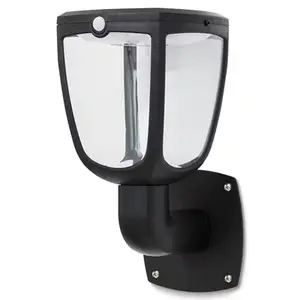 Applique à détection solaire LED noir IP44 "Seldovia"
