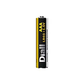 Pile alcaline AAA (LR03) Diall, lot de 4