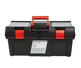 Boîte à outils en plastique 53 cm Noir