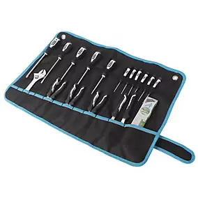 Trousse à outils vide Mac Allister 13 compartiments en métal et nylon L.69 cm