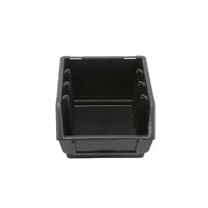 Bac organiseur noir petit 1 L - 7,5 x 11,6 x 16 cm
