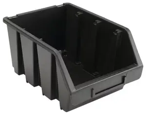 Bac organiseur noir moyen 4 L - L. 24 cm x P. 17 cm