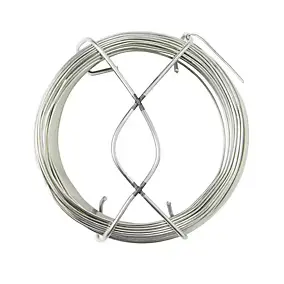 Fil d'acier Diall ø1.1 mm, 50 m Argent
