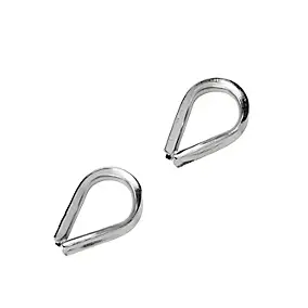 Cosse-coeur inox pour câble Ø. 6 mm vendue par 2
