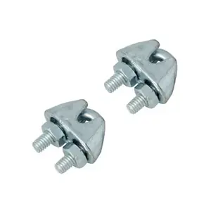 2 serre-câbles étriers Ø 4 mm