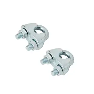 2 serre-câbles étriers Ø 6 mm