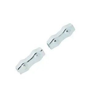 Serre-cables plats 2 boulons 4 mm