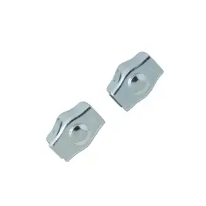 2 serre-câbles plats 1 boulon 2 mm