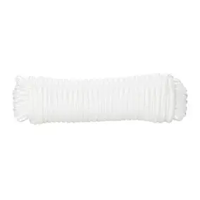 Corde tressée en polypropylène blanche DIALL ø5 mm, 10 m