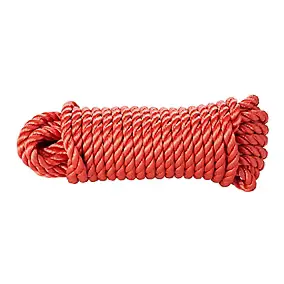 Corde torsadée en polypropylène rouge DIALL ø14 mm, 15 m