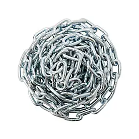 Chaîne droite Diall ø3.5 mm, 2.5 m Acier