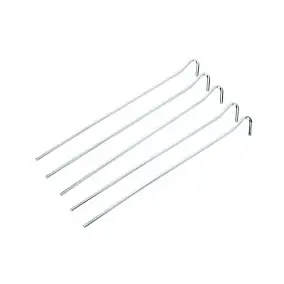Piquet fil en acier galvanisé Ø.4 x l.240 mm vendu par 5 pièces