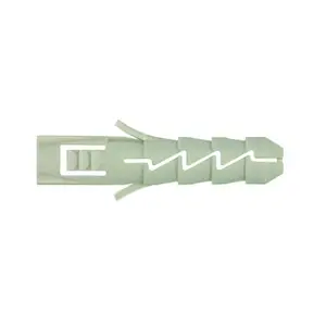 100 chevilles Diall nylon CL Ø6x30mm