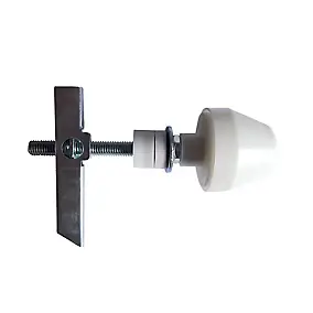 2 vis inox de fixation pour lavabo Diall 8x120mm