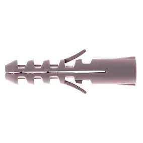 200 chevilles Polypropylène pour murs pleins Ø5x25mm