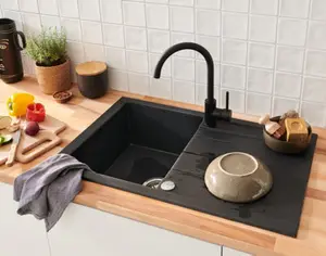 Mitigeur évier "Katiki" noir