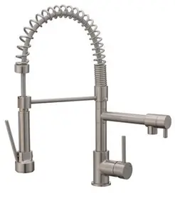 Mitigeur évier pro inox brossé "Bilbrough"
