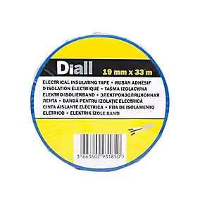 Ruban d'isolation électrique 19 mm x 33 m bleu