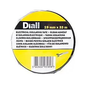 Ruban d'isolation électrique 19 mm x 33 m noir