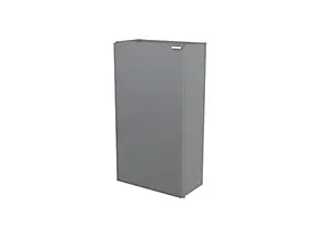Meuble lave mains à poser l.44 x H.79 x P.23 cm, gris, GoodHome Imandra