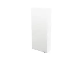 Armoire de salle de bains faible profondeur blanc brillant l.40 x H.90 x P.15 cm, GoodHome Imandra