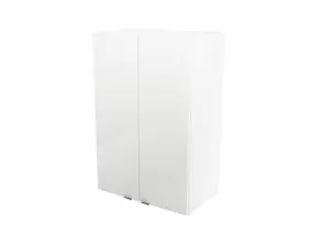 Armoire de salle de bains blanc brillant l.60 x H.90 x P.36 cm, GoodHome Imandra