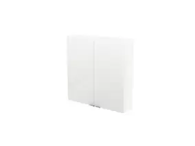 Armoire de salle de bains faible profondeur blanc brillant l.60 x H.60 x P.15 cm, GoodHome Imandra