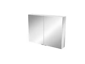 Armoire de toilette miroir l.80 x H.60 x P.15 cm, GoodHome Imandra