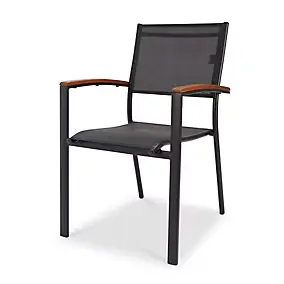 Fauteuil de jardin Toscana Blooma noir