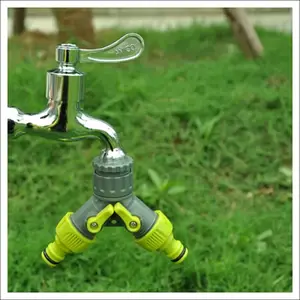 Nez de robinet double voie - Ø 15/21, 20/27 ou 26/34 mm