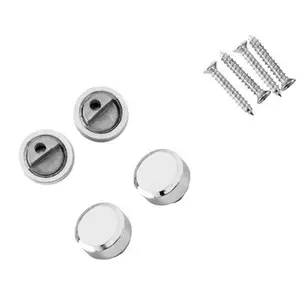 Lot de 4 fixations miroir rond "Kinmel"
