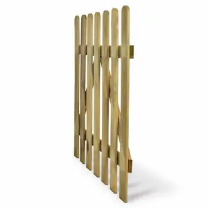 Portillon en bois pour pallissade "Mekong" - L. 1 m x H. 1 m