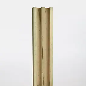 Demi poteau bois Lemhi L.240 cm pour pose double rainure