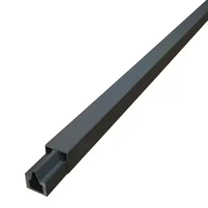 Profilé de départ alu gris foncé "Neva" - L. 1,79 m Section 25 mm