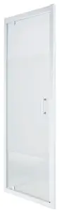 Porte de douche pivotante "Onega" l. 80 cm en verre aspect dépoli