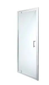 Porte de douche pivotante "Onega" l. 90 cm en verre transparent