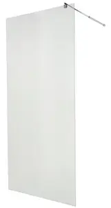 Paroi de douche à l'italienne Walk-In "Onega" l.120 cm en verre transparent