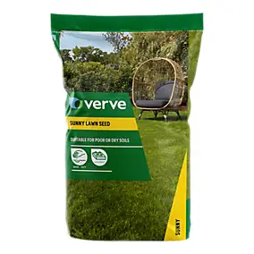Gazon universel terrain ensoleillé, 200 m2, 5 kg, Verve