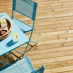 Lame de terrasse "Don" en pin - L. 240 cm x l. 9,5 cm x Ép. 20 mm