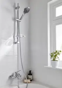 Kit barre de douche ajustable "Bilis"