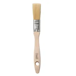 Pinceau plat manche en bois - 20 mm
