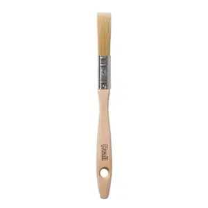 Pinceau plat manche en bois - 13 mm