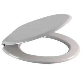 Abattant WC Palmi taupe en bois moulé GoodHome